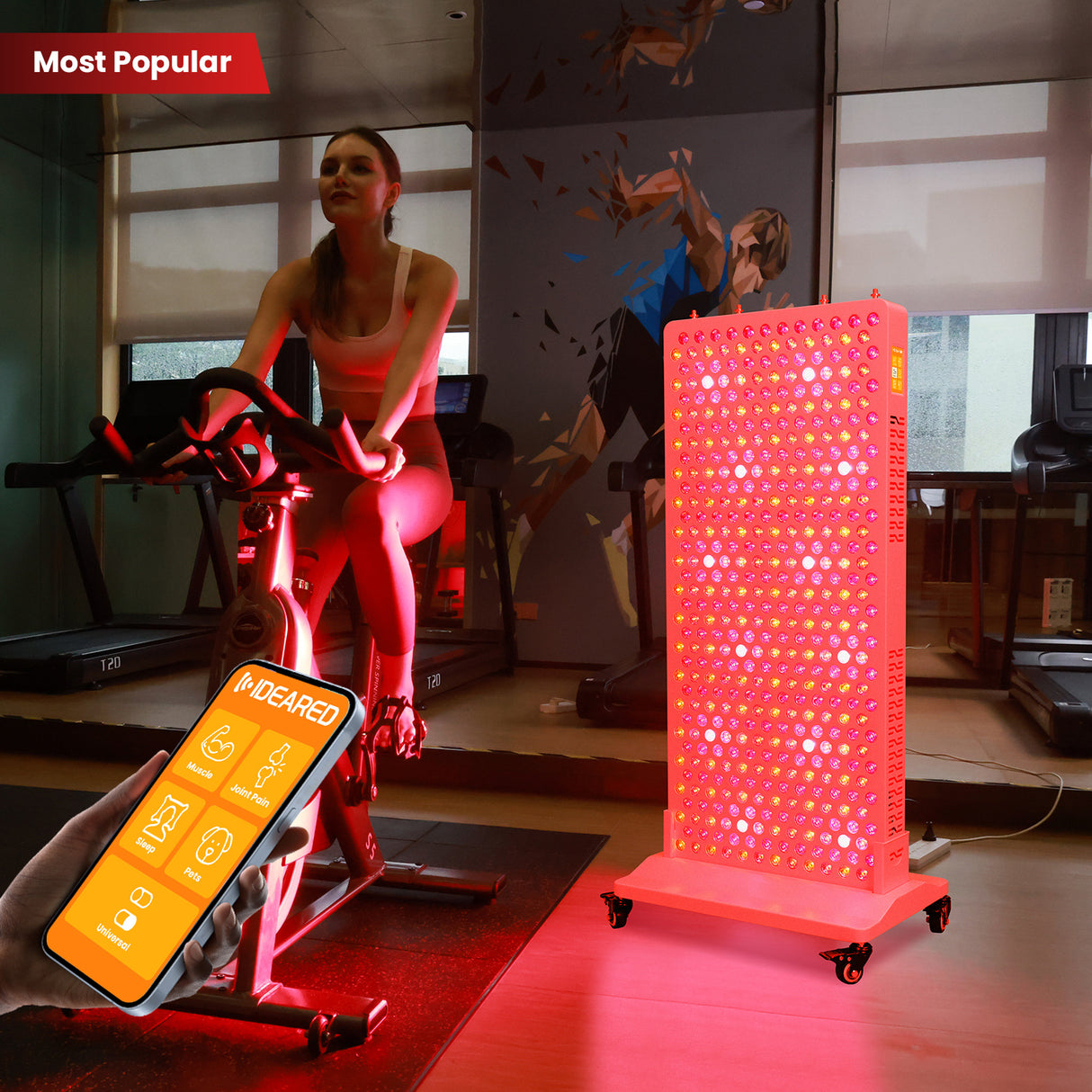 Uno Vita's RLPRO600 LED Therapy Light (full spectrum red light therapy)