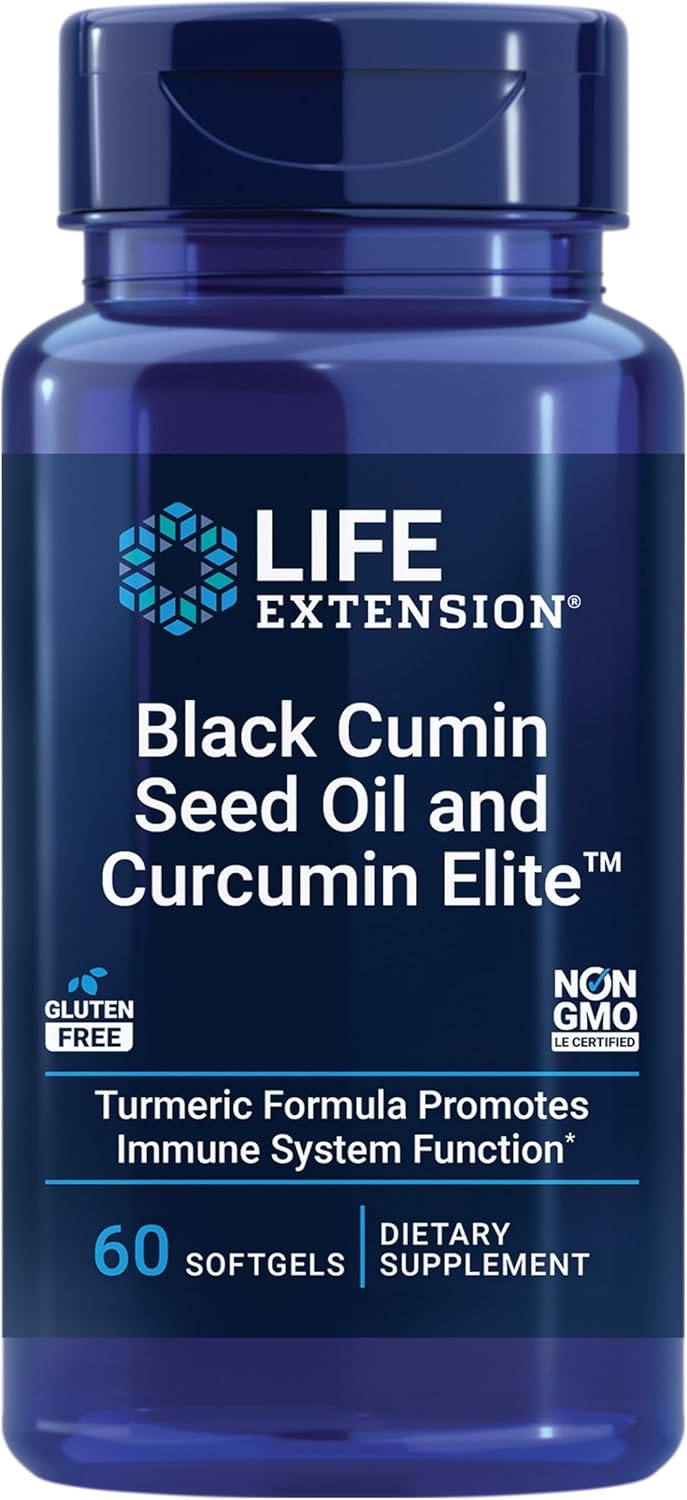 Black Cumin Seed Oil and Curcumin Elite