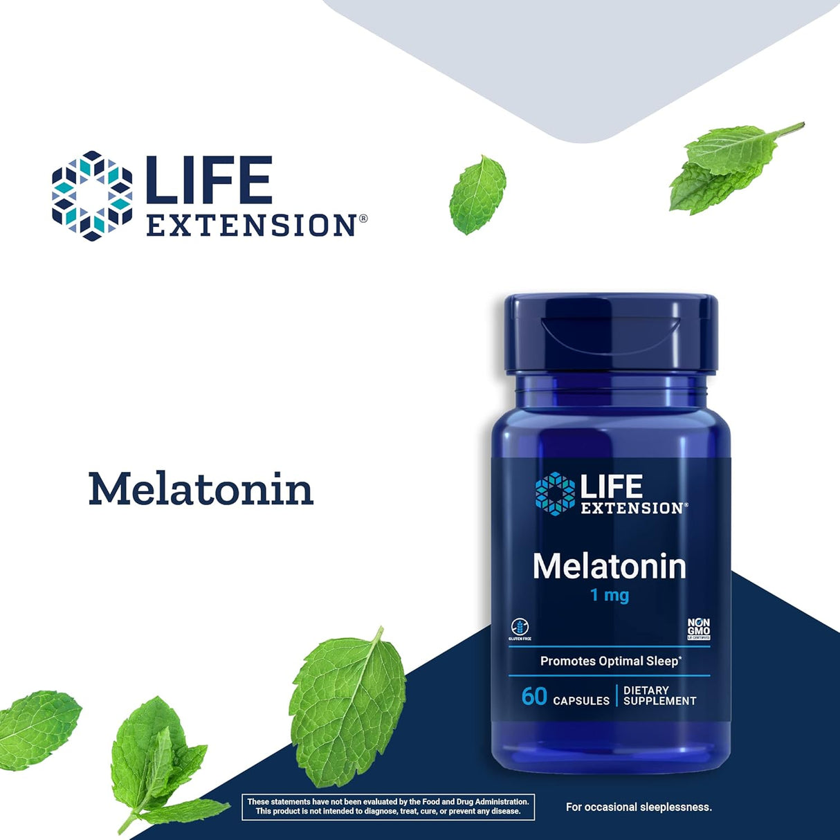 Melatonin 1 mg (60 capsules) (EXP 07/2025)