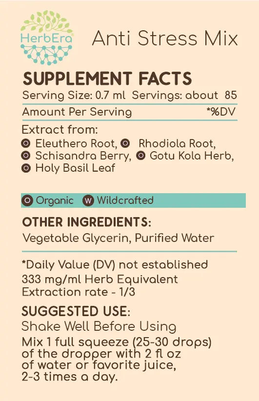 HerbEra Anti Stress Mix Tincture