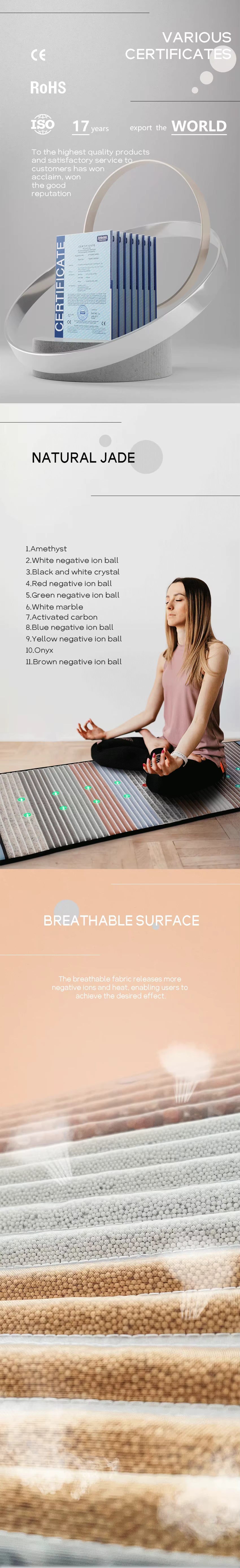 Uno Vita` Bio Mat Therapy and PEMF and Infrared Red Light with Amethyst