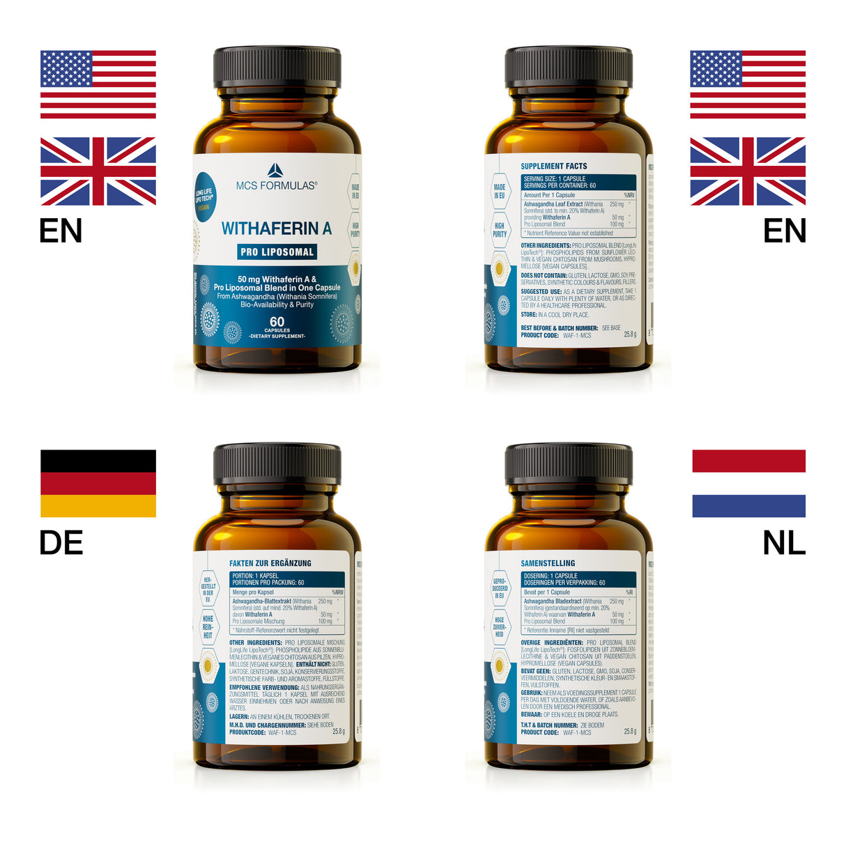 Withaferin A Pro Liposomal (60 Caps)