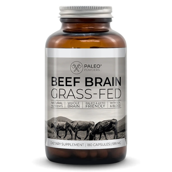 Paleo Beef Brain - Grassfed - 180 capsules