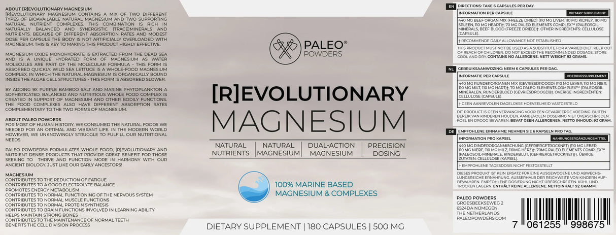 Paleo (R)-Evolutionary Magnesium