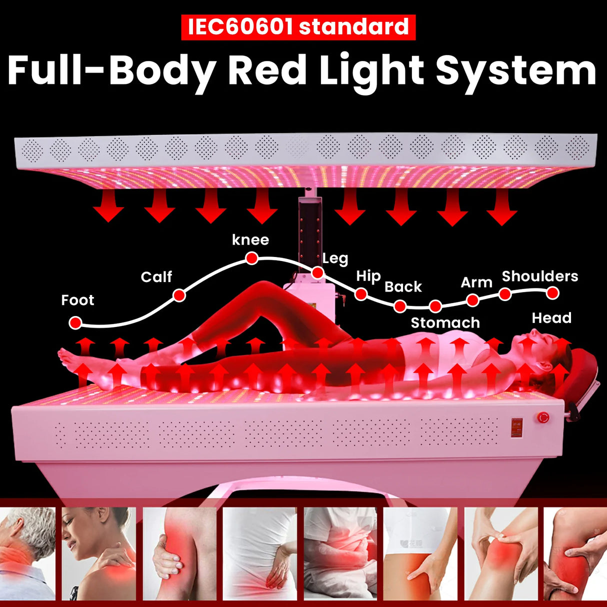 Uno Vita`s RLPRO2000L 9-Wavelength High-Power Light Therapy Panel
