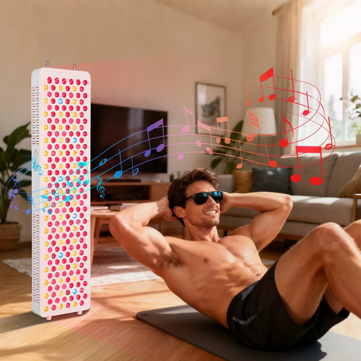 Uno Vita’s RLPRO300-X2 – Innovative Red Light Therapy (9 waves – music – Luci Phi)