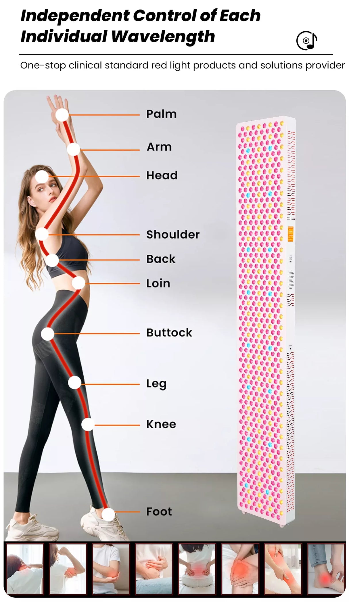 Uno Vita’s RLPRO600Max-X2 – Innovative Red Light Therapy (9 waves – music – Luci Phi)