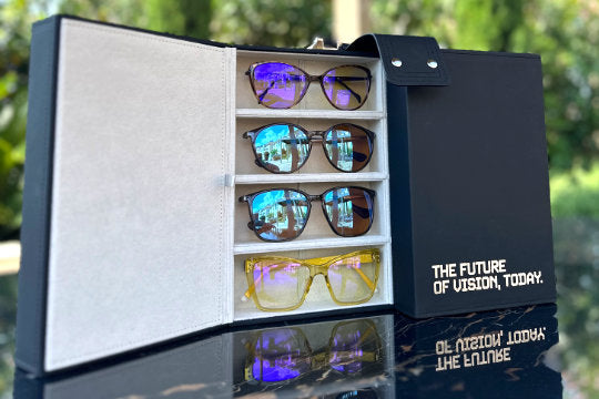 Tesla Smart Glasses Hyperlight Eyewear (Orange)