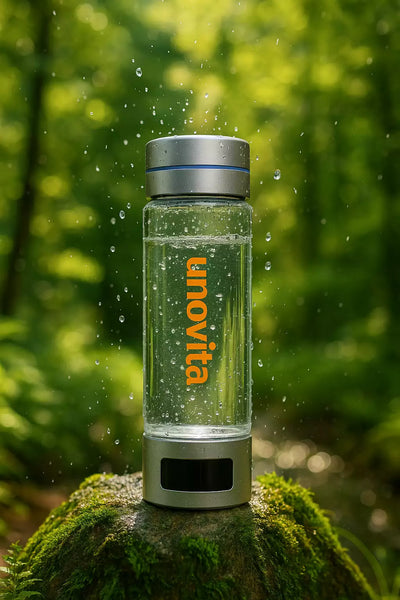 Uno Vita`s Hydorgen (H2) bottle (up to 9000 ppb and up to 80 ° degrees celcius)