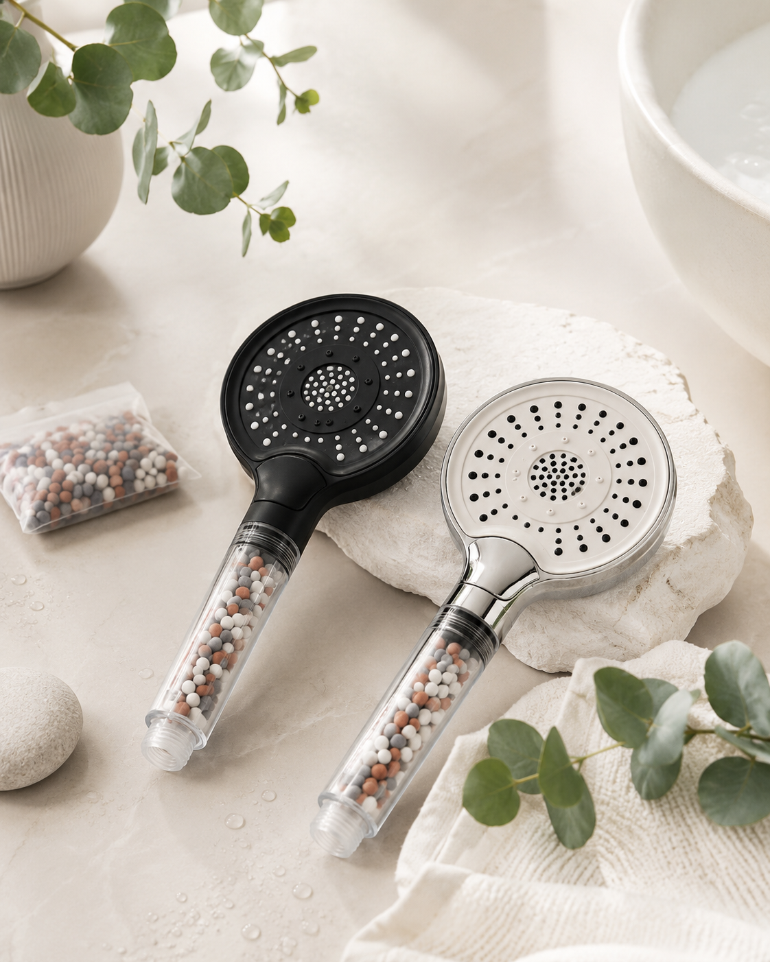 AQUAPHOR Daisy shower head with filter stones