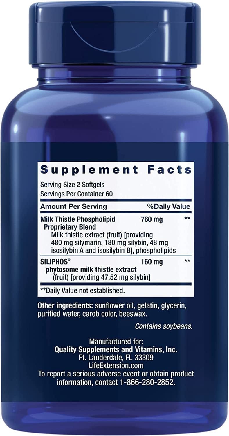 Advanced Milk Thistle (120 capsules) - Uno Vita AS