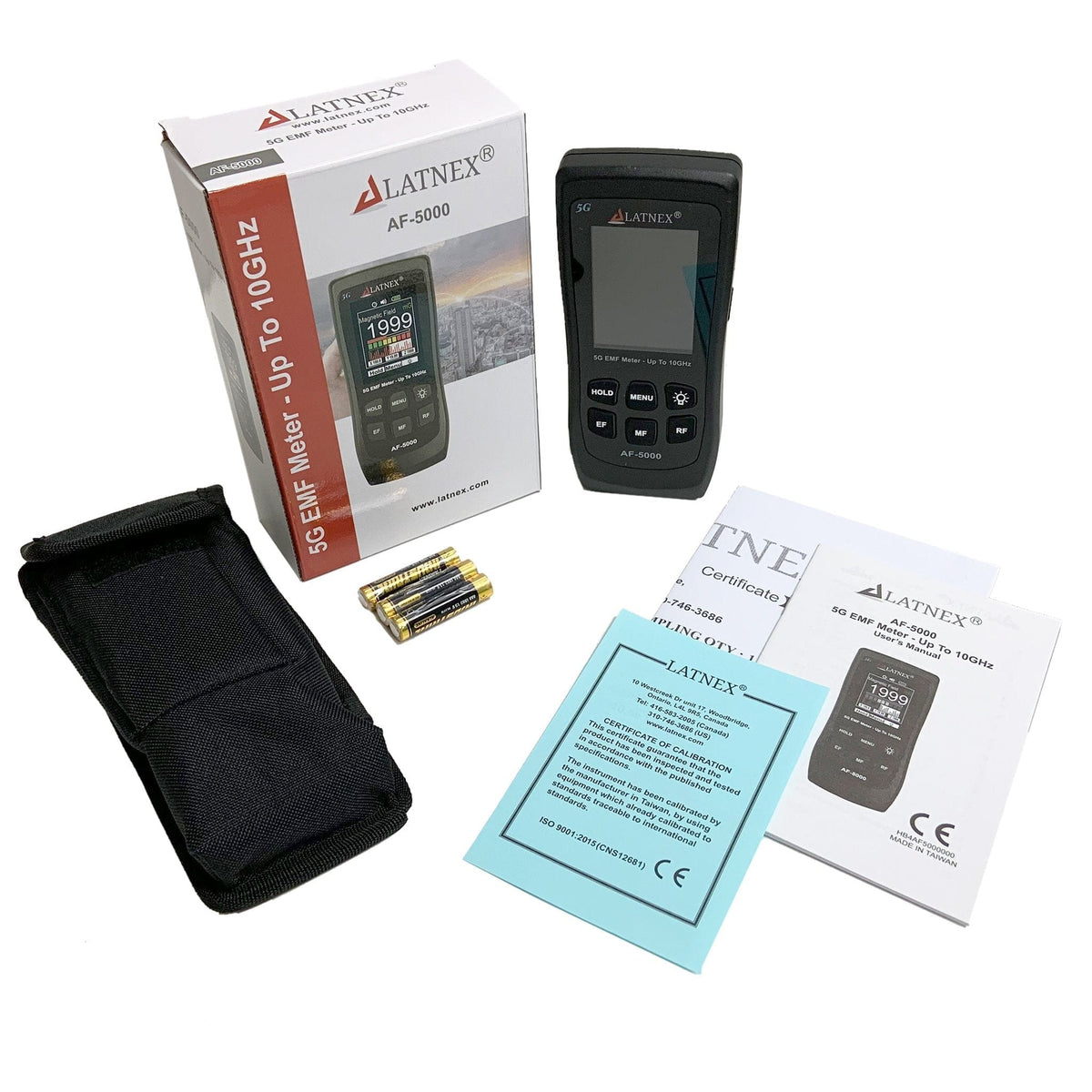 AF - 5000 Multifield 5G EMF Meter - Uno Vita AS