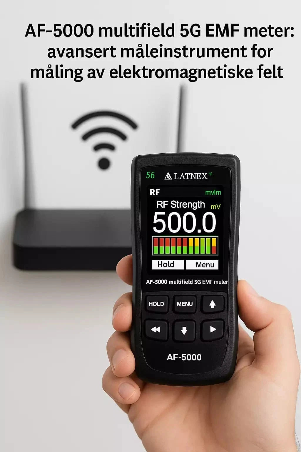 AF - 5000 Multifield 5G EMF Meter - Uno Vita AS