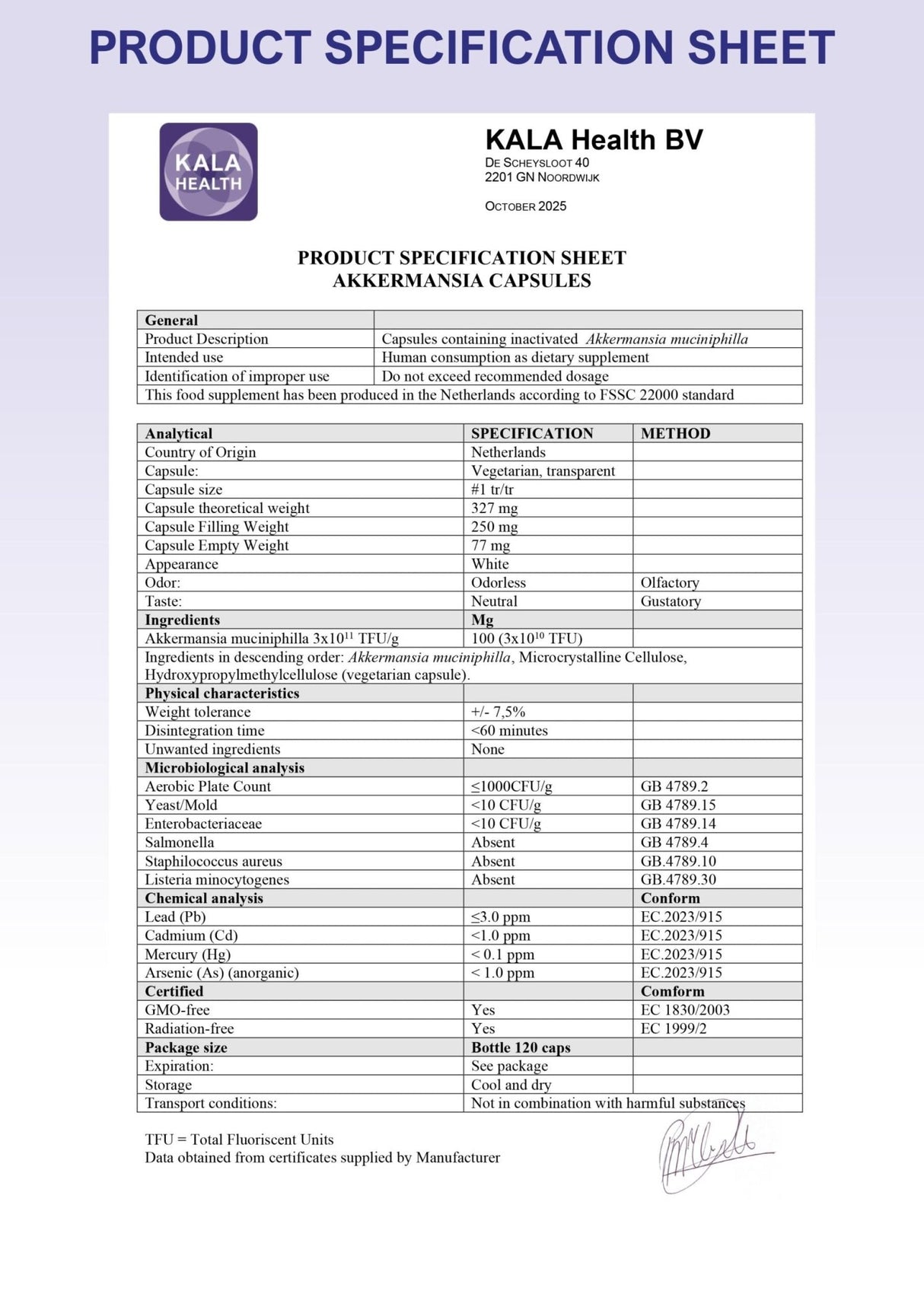 Akkermansia Muciniphila Capsules (30 capsules of 30 billion) - Uno Vita AS