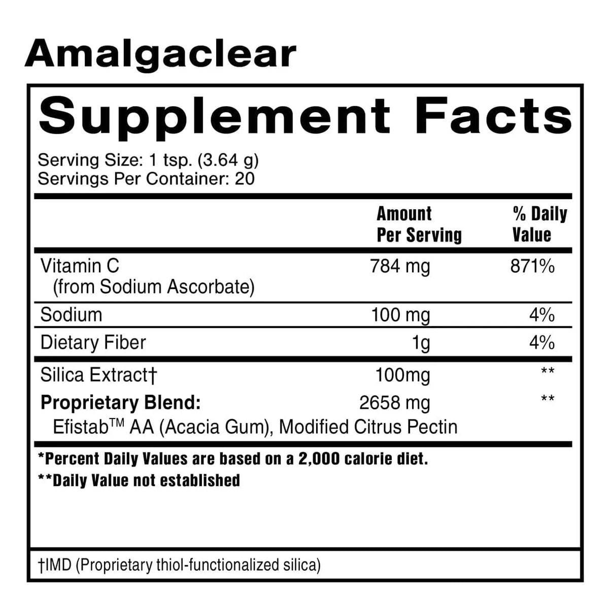 Quicksilver Scientific AmalgaClear® - Metal Detox Supplement for Amalgam Removal - Uno Vita AS