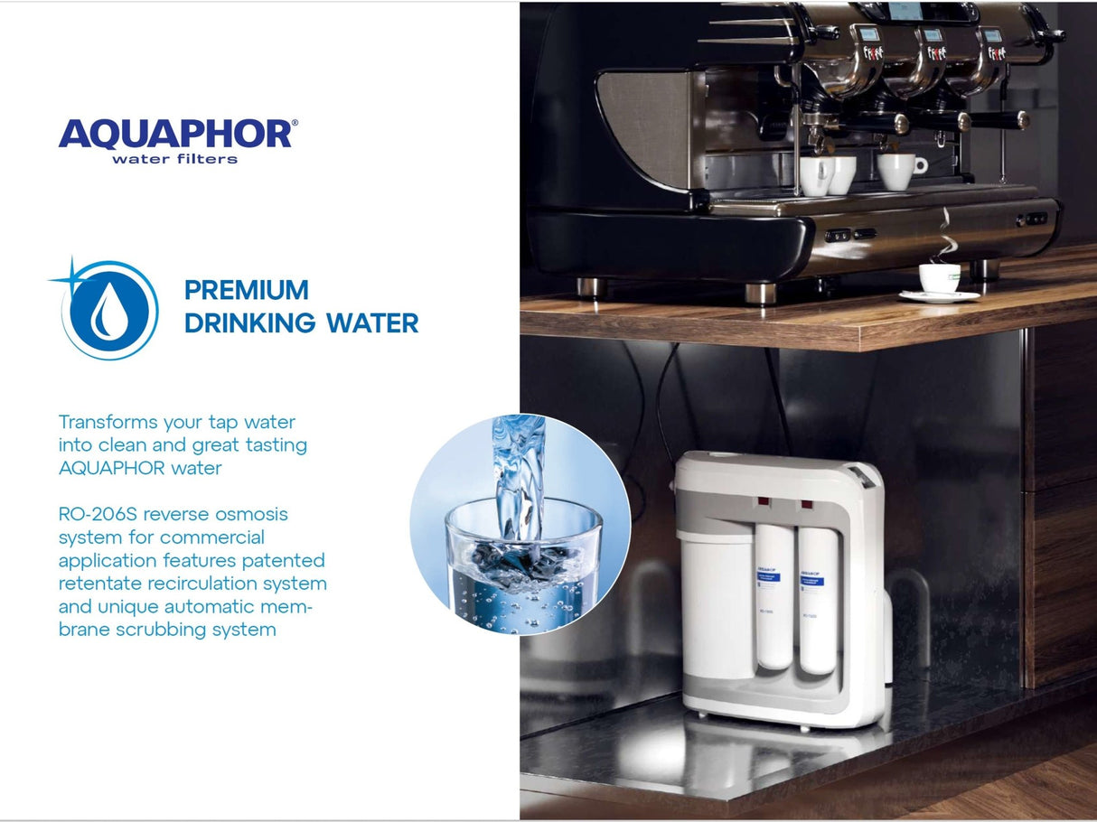 Aquaphor RO - 206S - HoReCa (compact reverse osmosis water filter) - Uno Vita AS