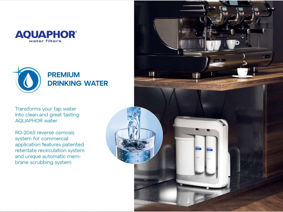 Aquaphor RO - 206S - HoReCa (compact reverse osmosis water filter) - Uno Vita AS
