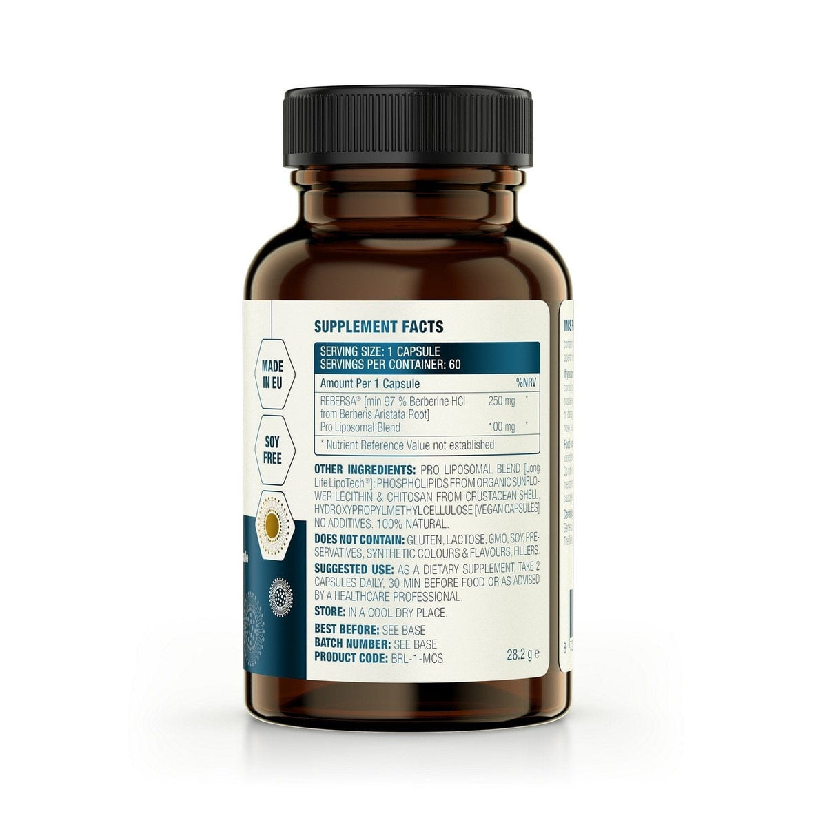Berberine Pro Liposomal (60) - Uno Vita AS