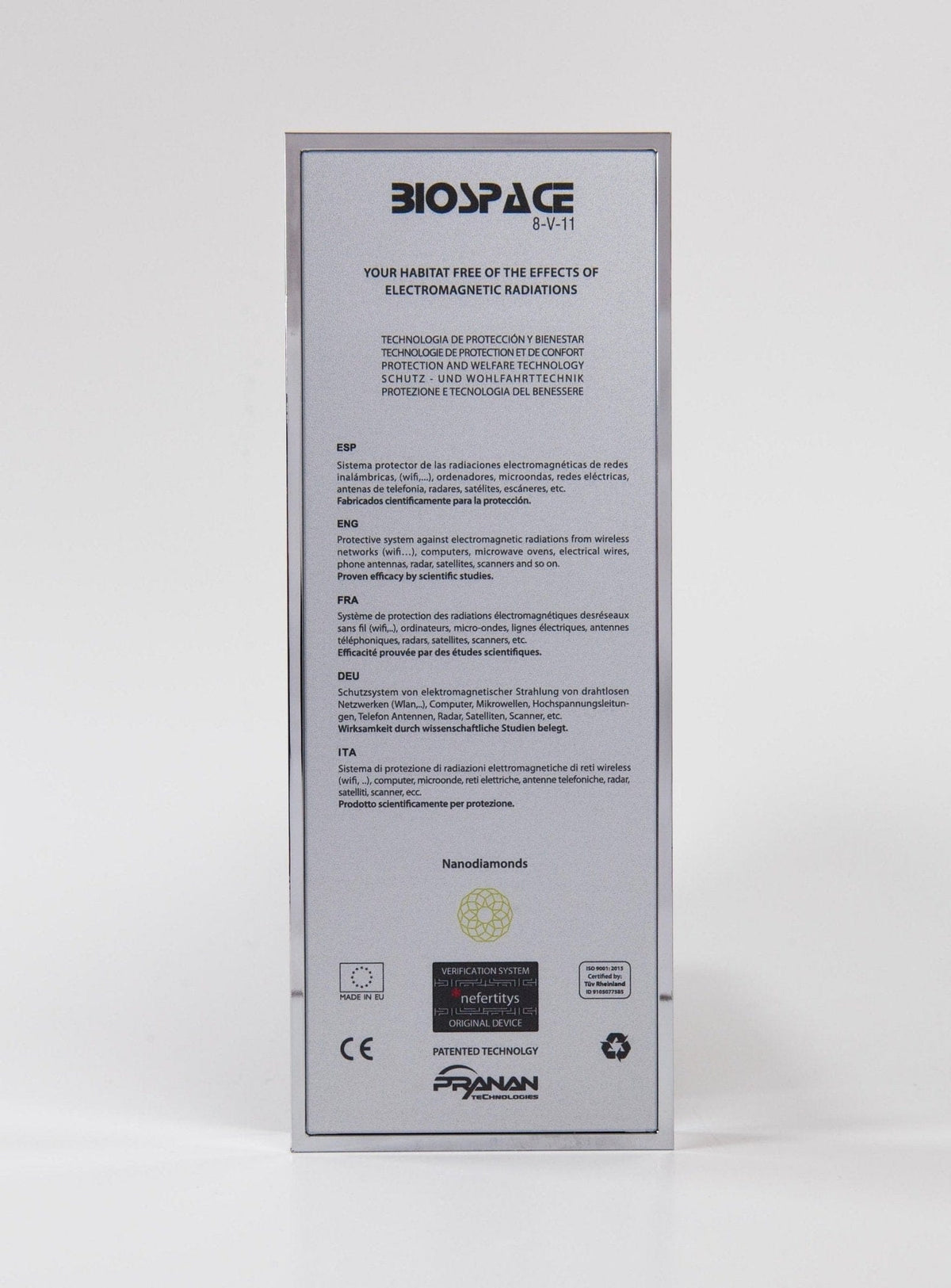 BIOSPACE diamant EMF - områdebeskyttelse ( 5G og 6G) - Uno Vita AS