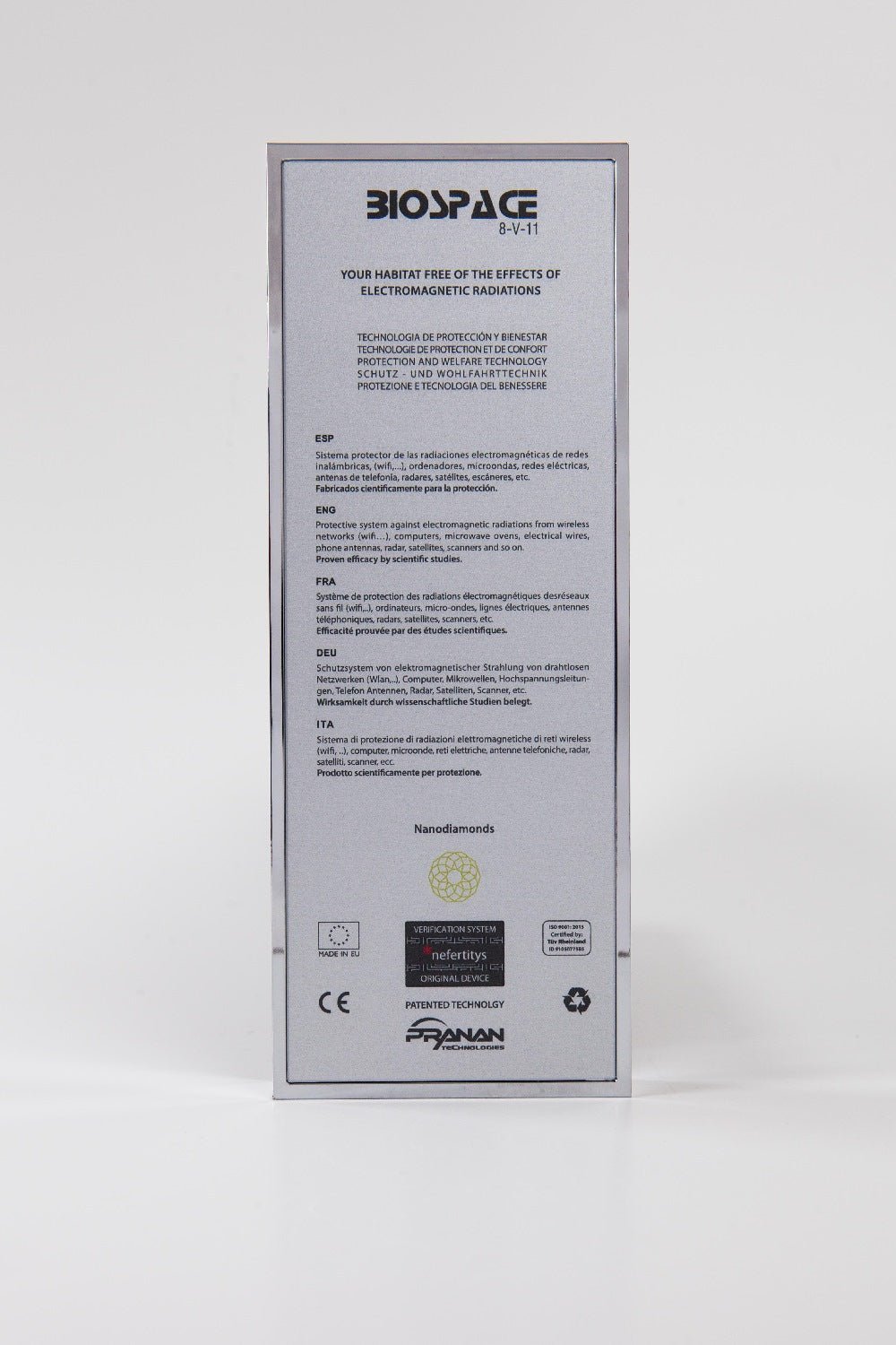 BIOSPACE diamant EMF - områdebeskyttelse ( 5G og 6G) - Uno Vita AS