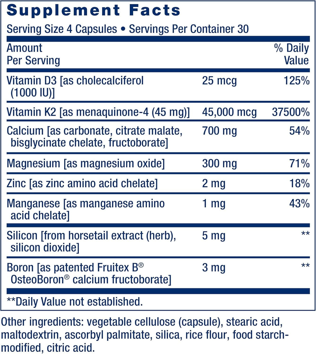 Bone Restore Elite with Super Potent K2 - Uno Vita AS