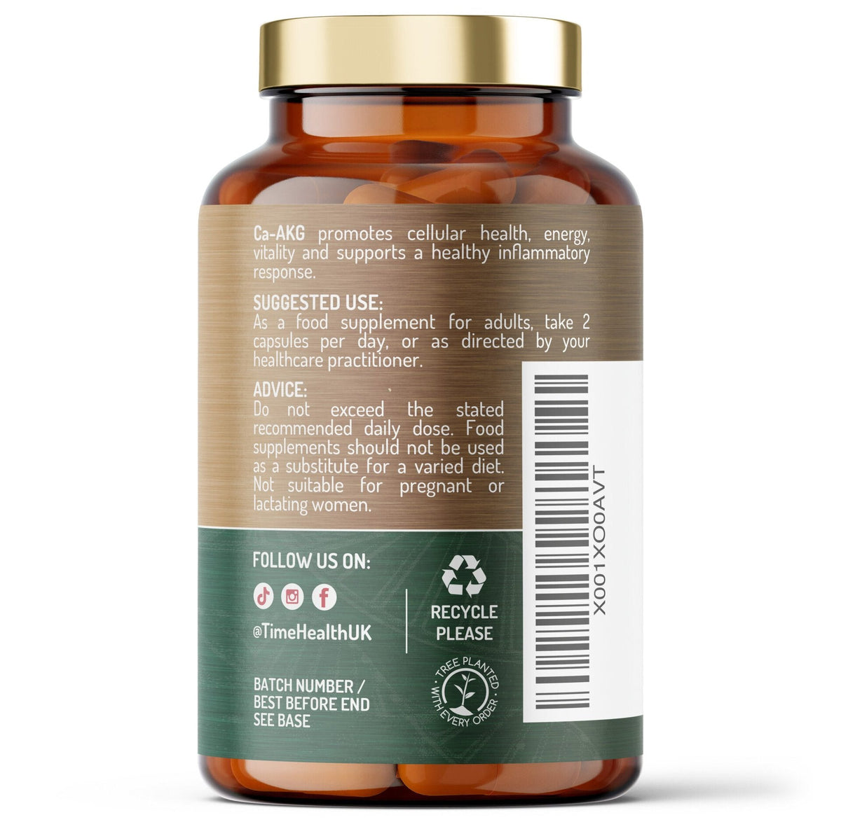 Ca - AKG – Ultra Pure Calcium Alpha Ketoglutarate - Uno Vita AS