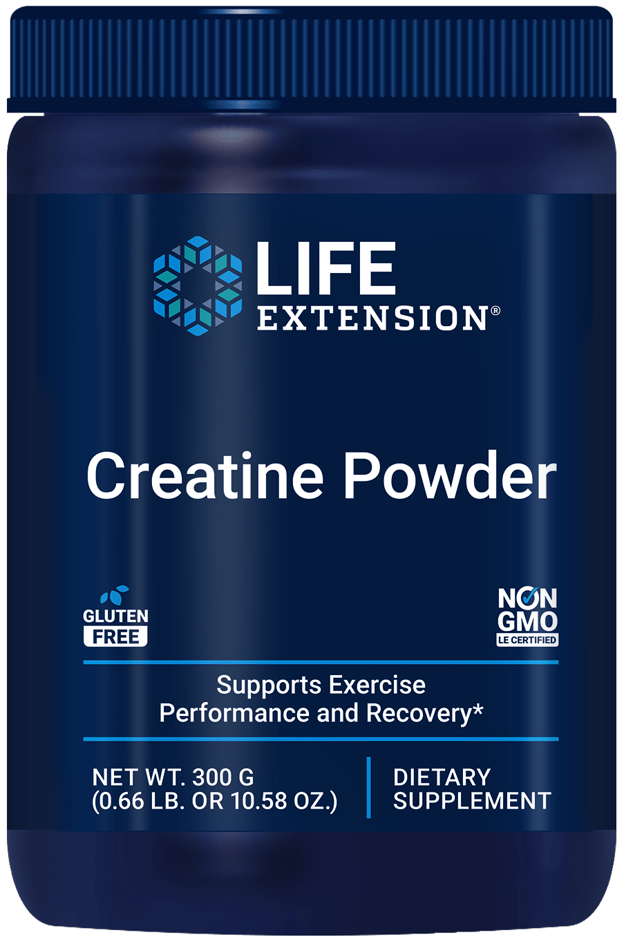 Life Extension Creatine Powder kreatinmonohydrat, 300 gram
