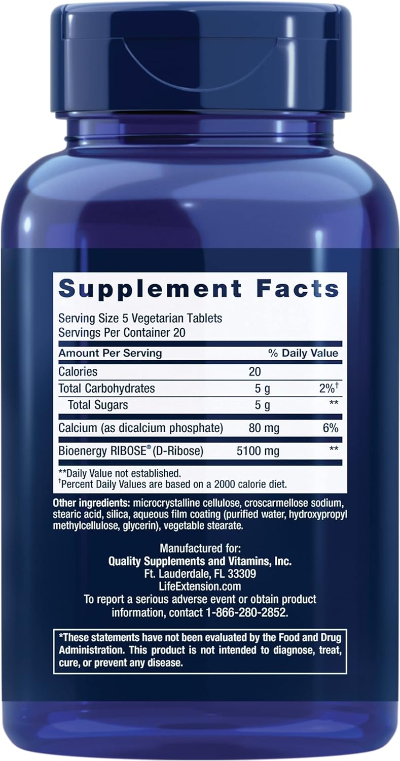 D - Ribose Tablets - Uno Vita AS