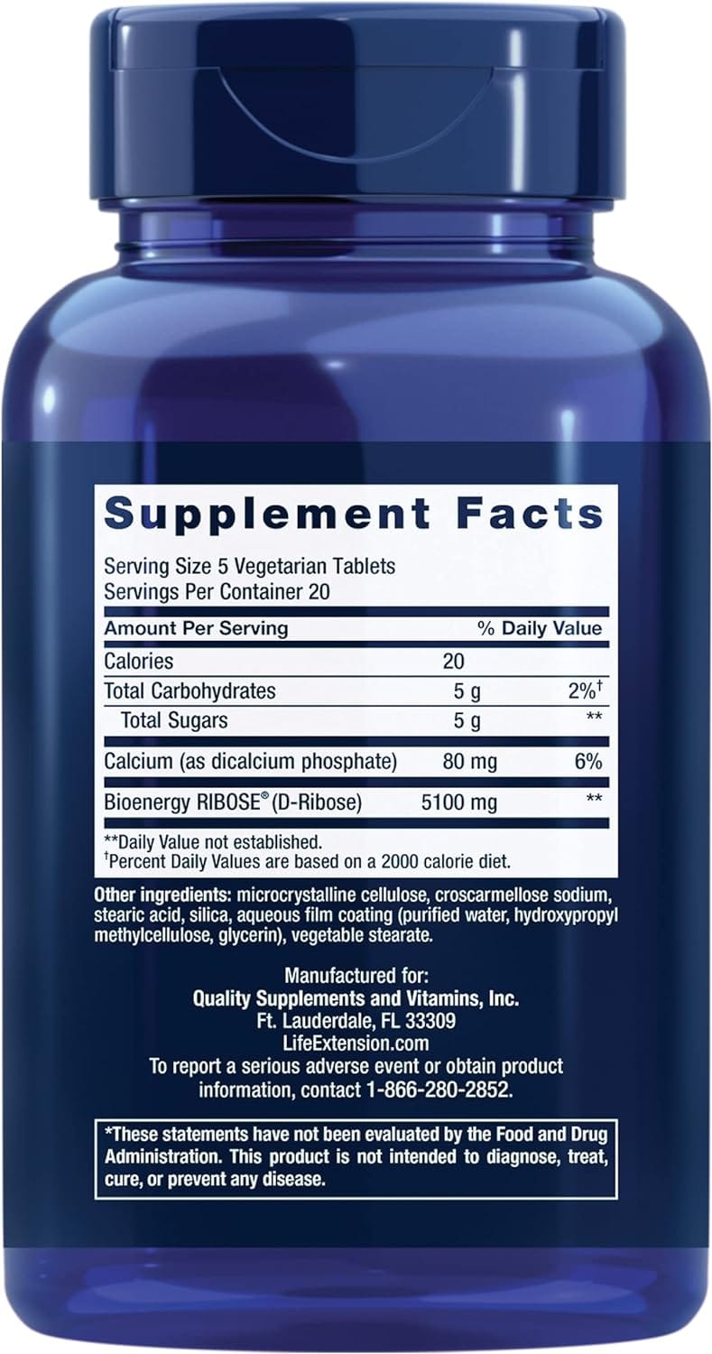 D - Ribose Tablets - Uno Vita AS