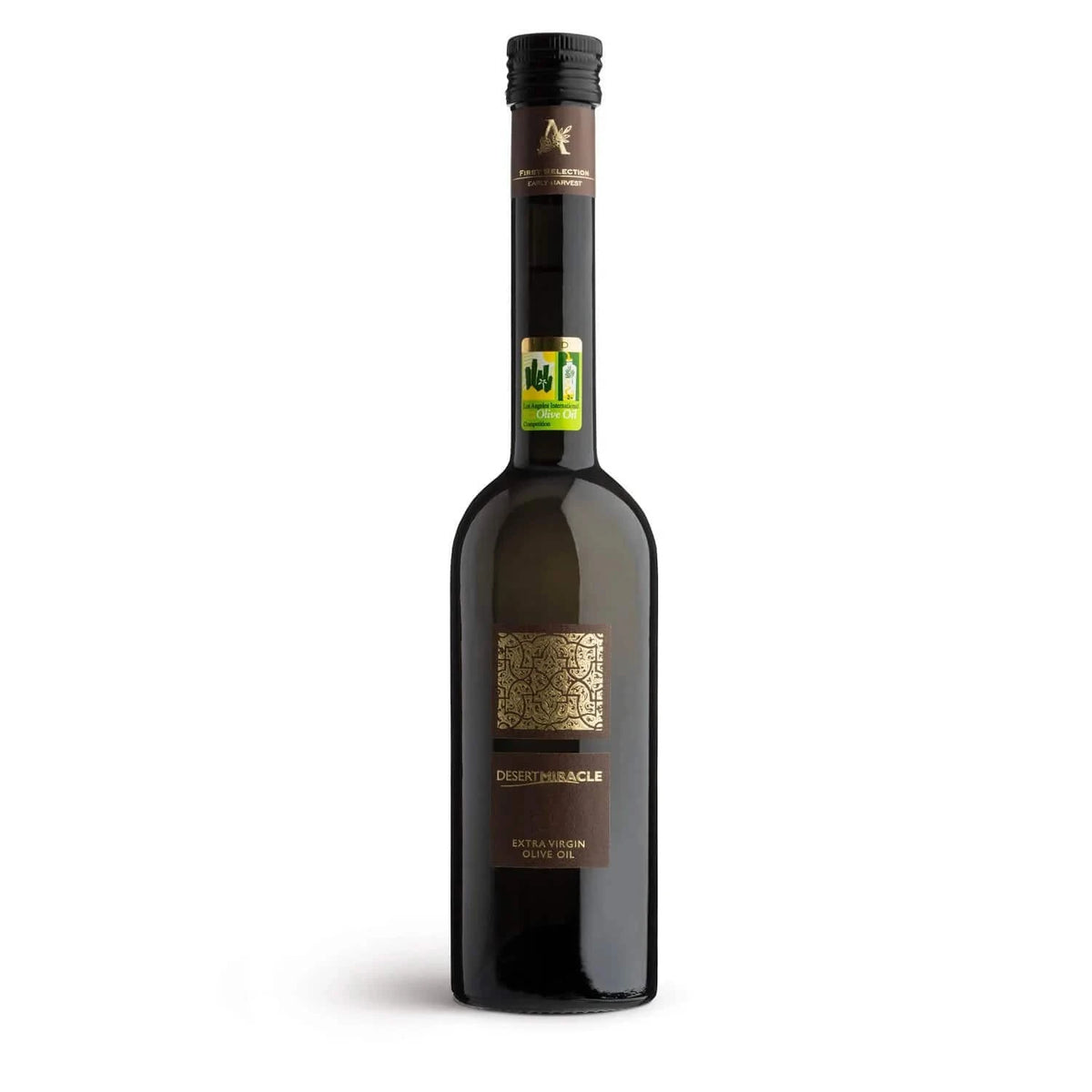 Desert Miracle Atlas Olive Oil 500 ml i mørk glassflaske, økologisk extra virgin olivenolje fra Marokko