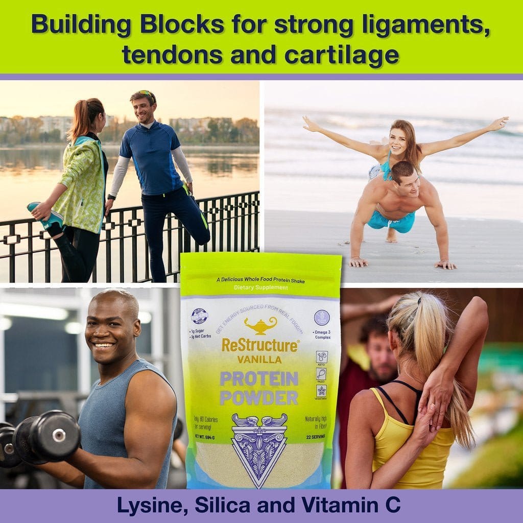 Dr. Dean’s ReStructure Protein Powder Vanilla 594g - Uno Vita AS