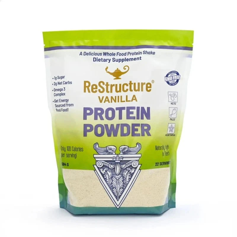 Dr. Dean’s ReStructure Protein Powder Vanilla 594g - Uno Vita AS