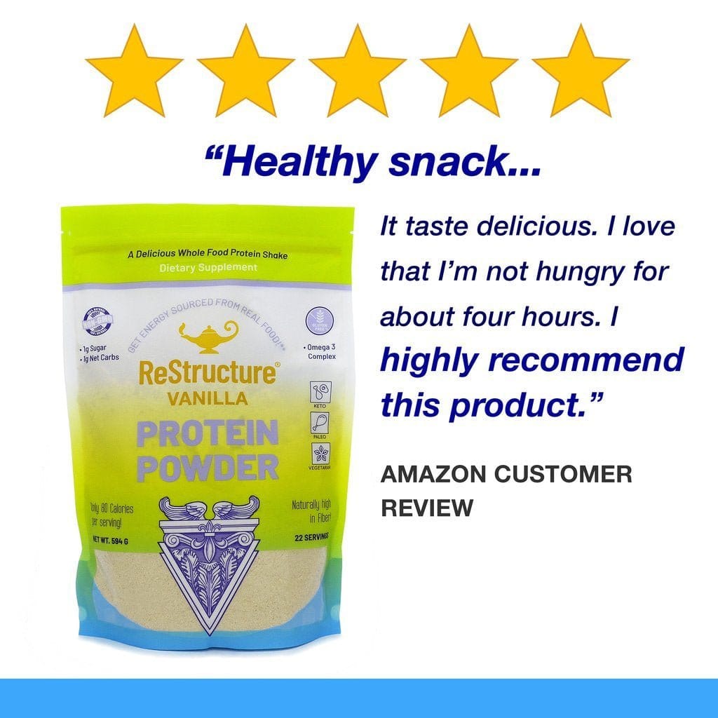 Dr. Dean’s ReStructure Protein Powder Vanilla 594g - Uno Vita AS