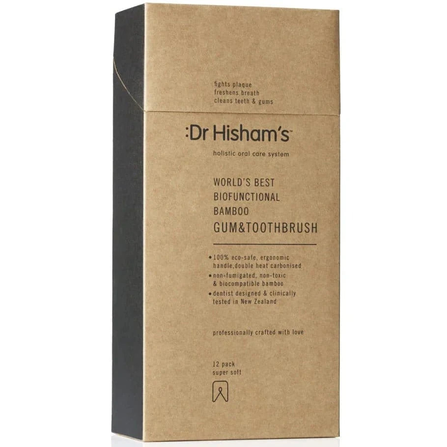 Dr Hisham's Best Biofunctional Bamboo Gum & Toothbrush - Uno Vita AS