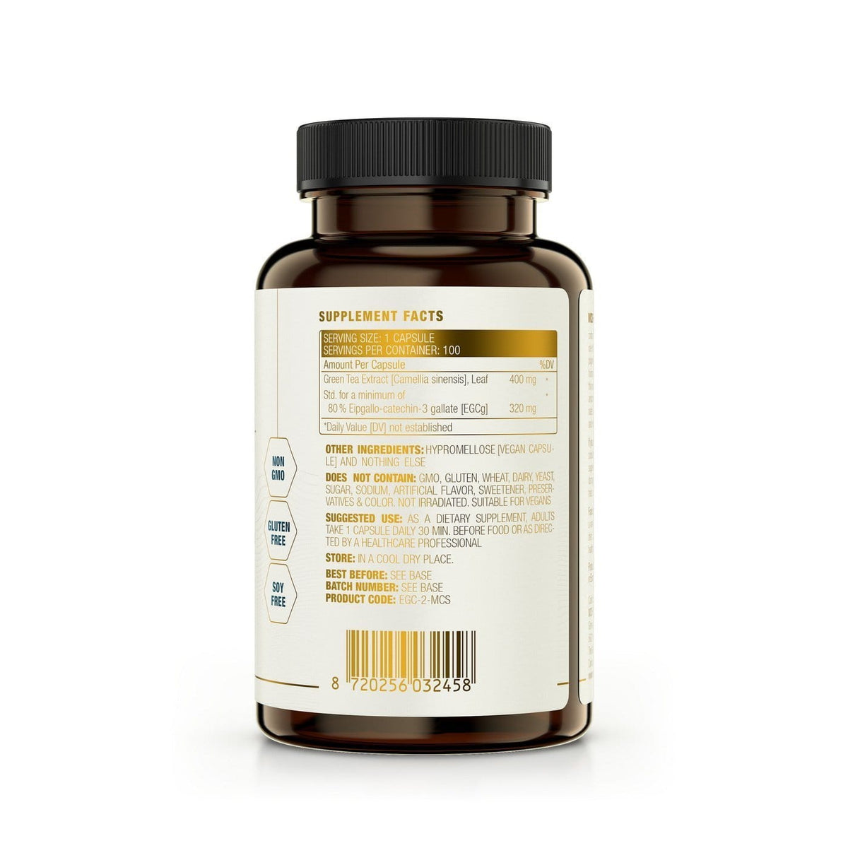 EGCG 80% (400mg Capsule) - Uno Vita AS
