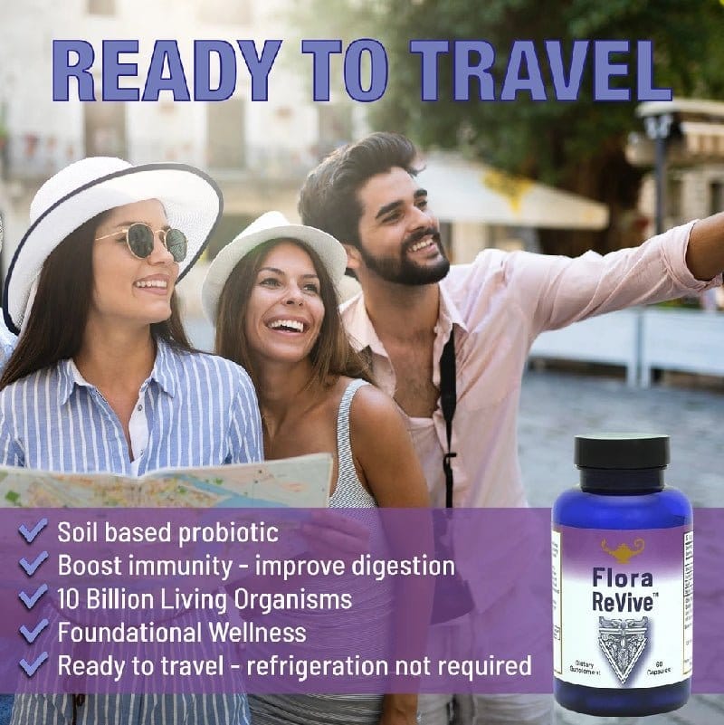 Flora Revive Probiotic (60 Capsules) - Uno Vita AS