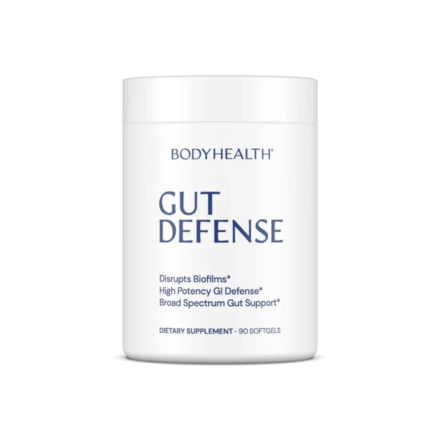 Gut Defense softgel-kosttilskudd for fordøyelsesbalanse, 90 kapsler med botanisk blanding og PERFECT AMINO®