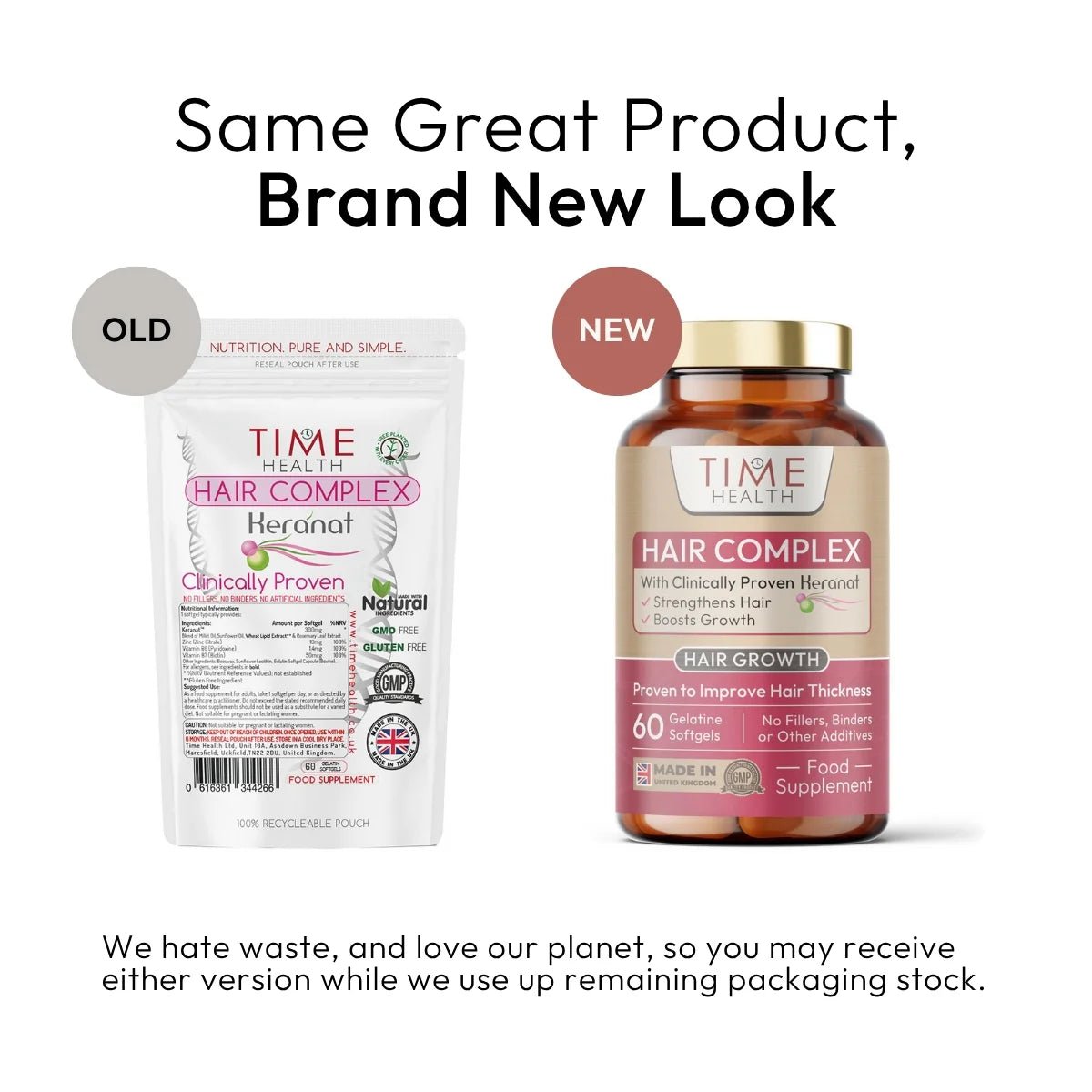 Hair Complex - Clinically Proven Keranat - Improves Hair Brightness, Volume & Beauty - Uno Vita AS
