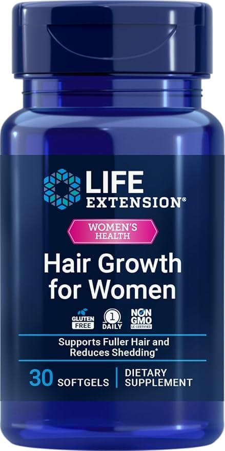 Hair Growth for Women med 30 myke kapsler, sagpalmeekstrakt og hvete-fytoceramider i olivenoljebase