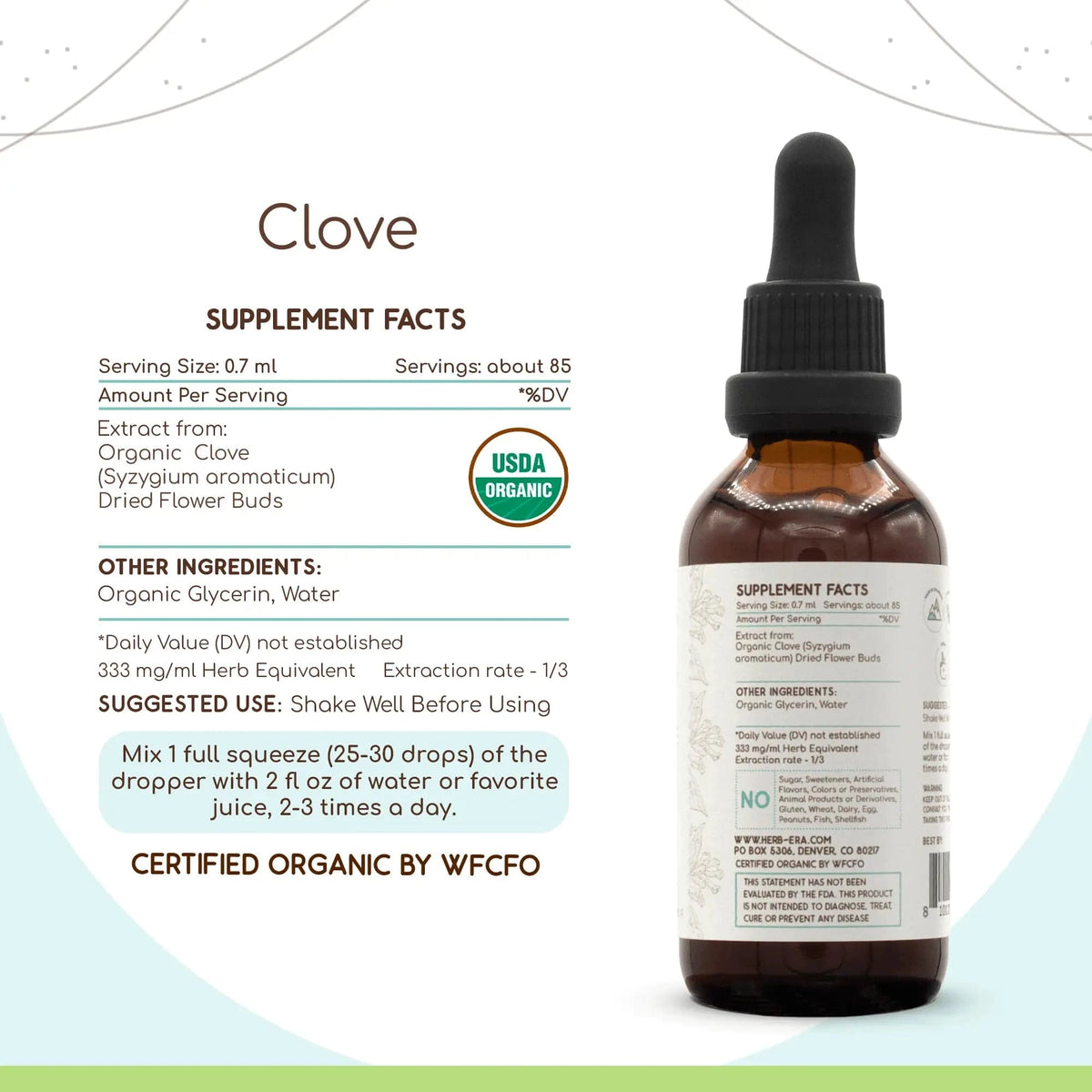 HerbEra Clove Tincture - Uno Vita AS