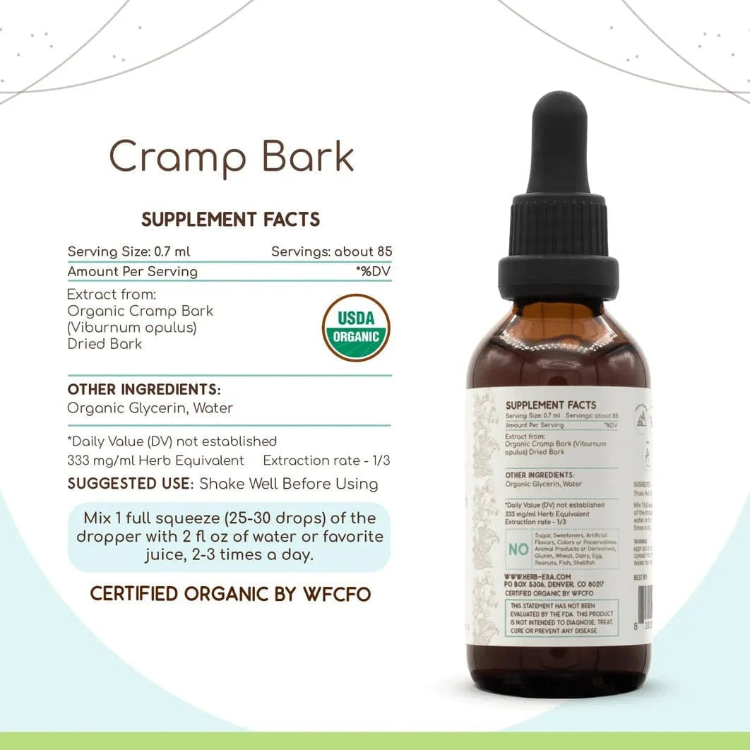 HerbEra Cramp Bark Tincture - Uno Vita AS