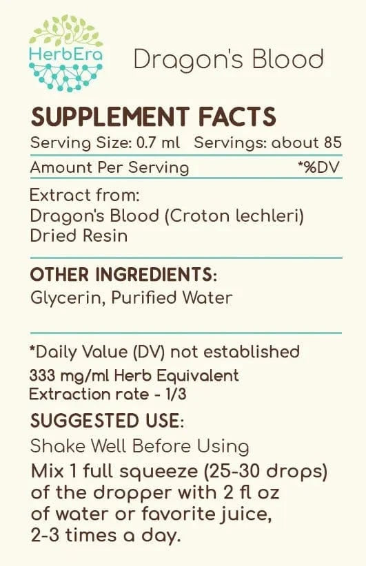 HerbEra Dragon's Blood Tincture - Uno Vita AS