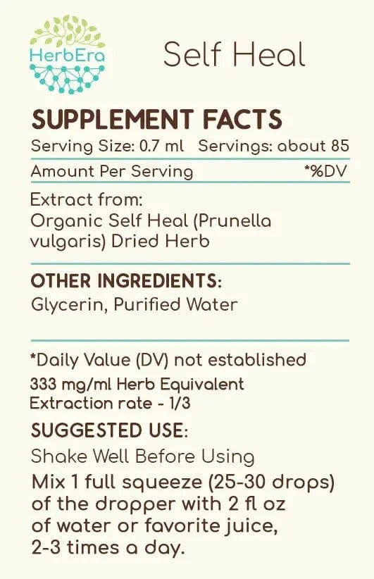 HerbEra Self Heal Tincture - Uno Vita AS