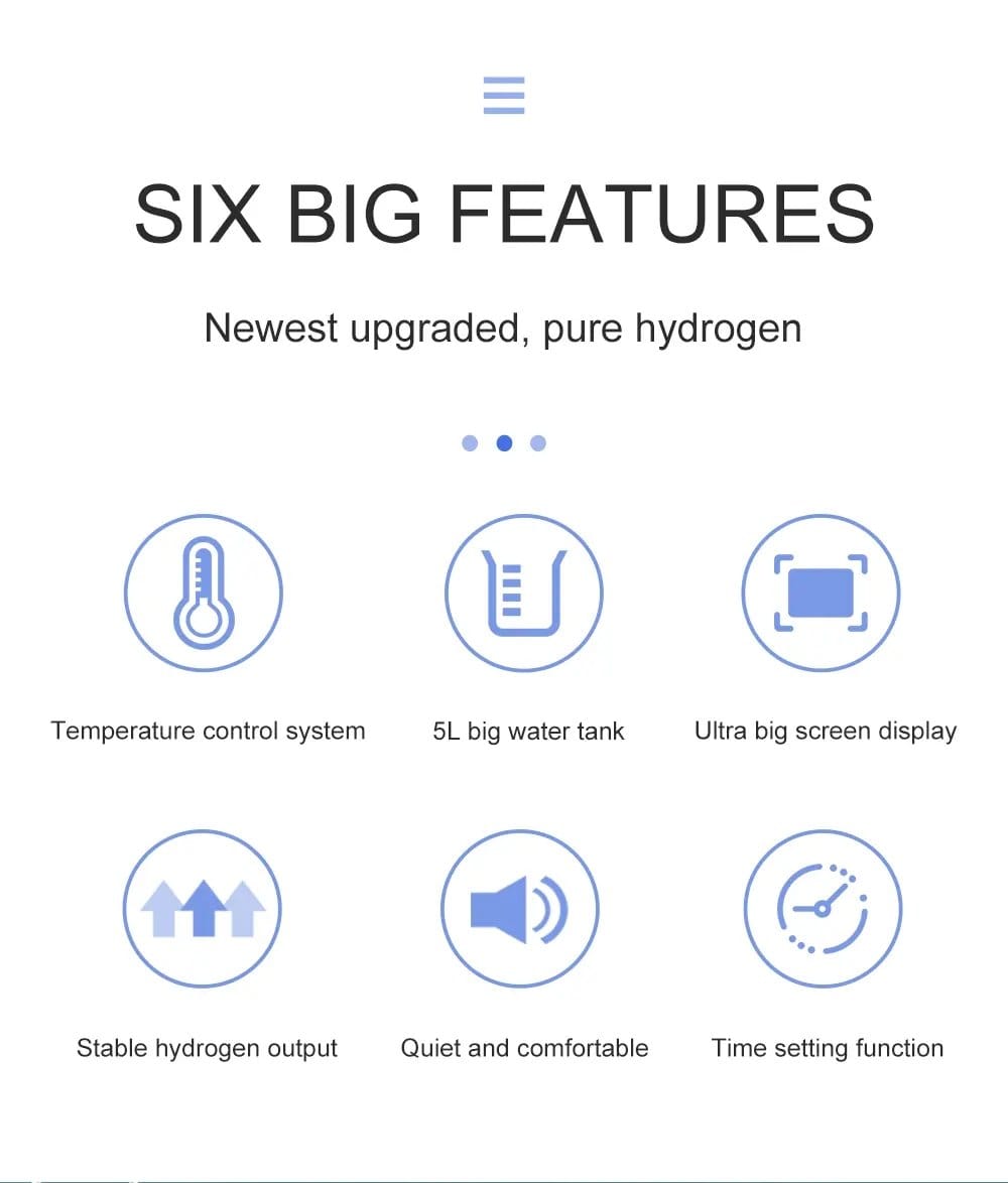 Hydrogen inhalator GY - H3000 (2000 ml H2) - Uno Vita AS