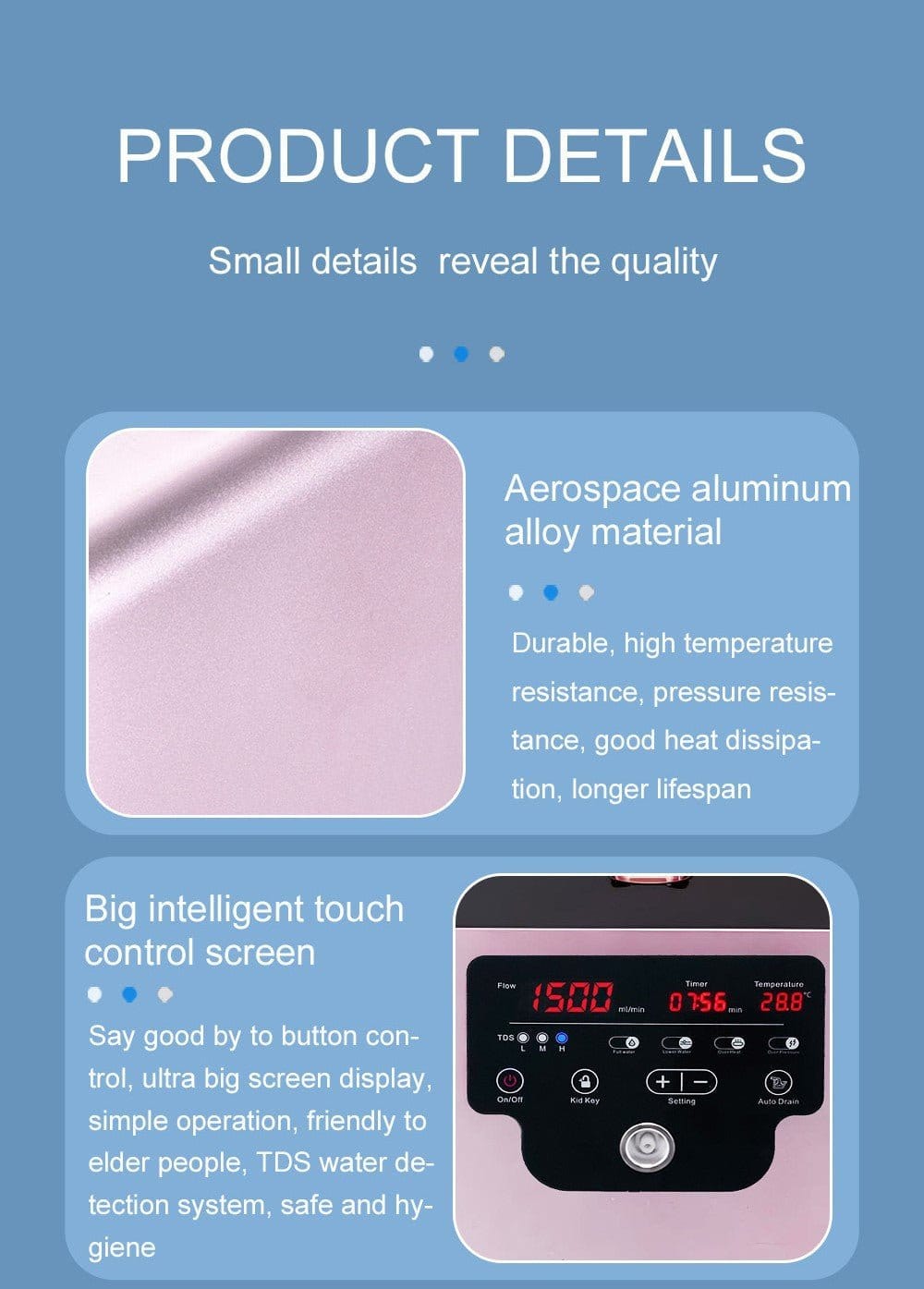 Hydrogen inhalator GY - HX1500 (1000 ml H2) - Uno Vita AS