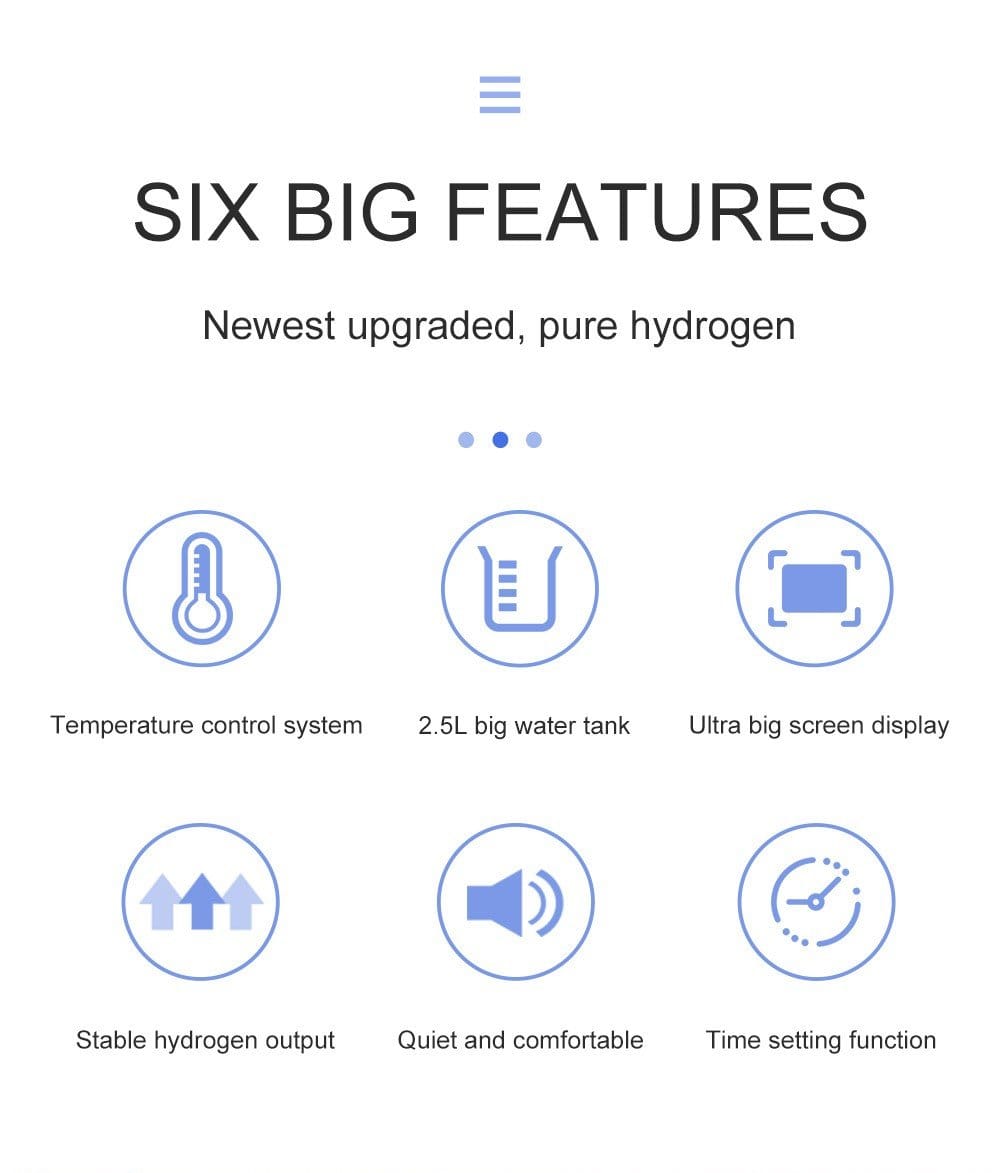 Hydrogen inhalator GY - HX1800 (1200 ml H2) - Uno Vita AS