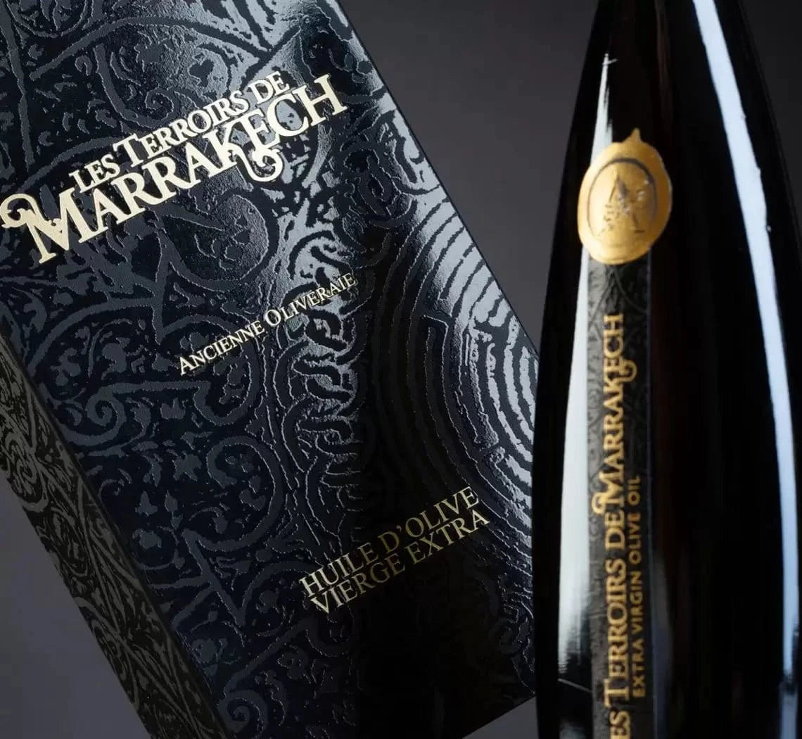Les Terroirs de Marrakech – Ultra Premium Organic Extra Virgin Olive Oil 500 ml – Exclusive Gift Box - Uno Vita AS