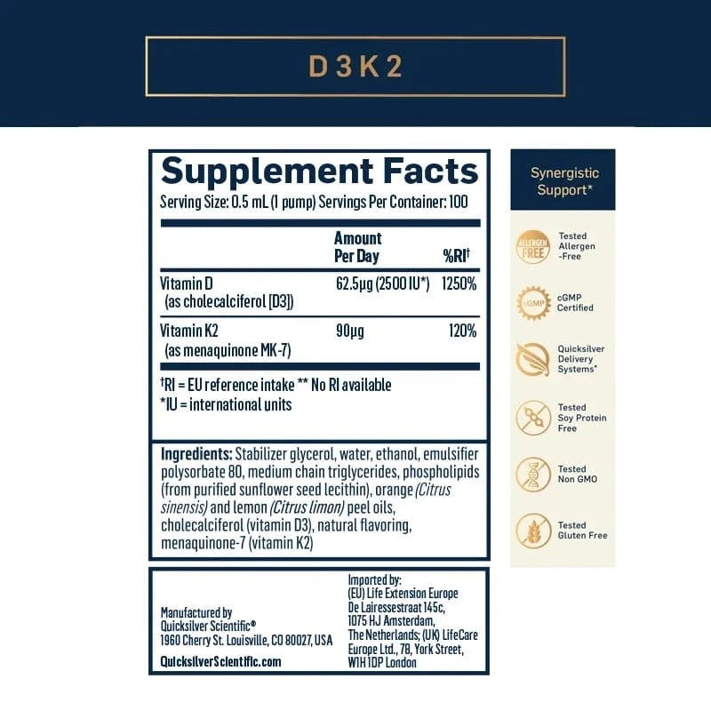 Liposomal D3K2 - Uno Vita AS