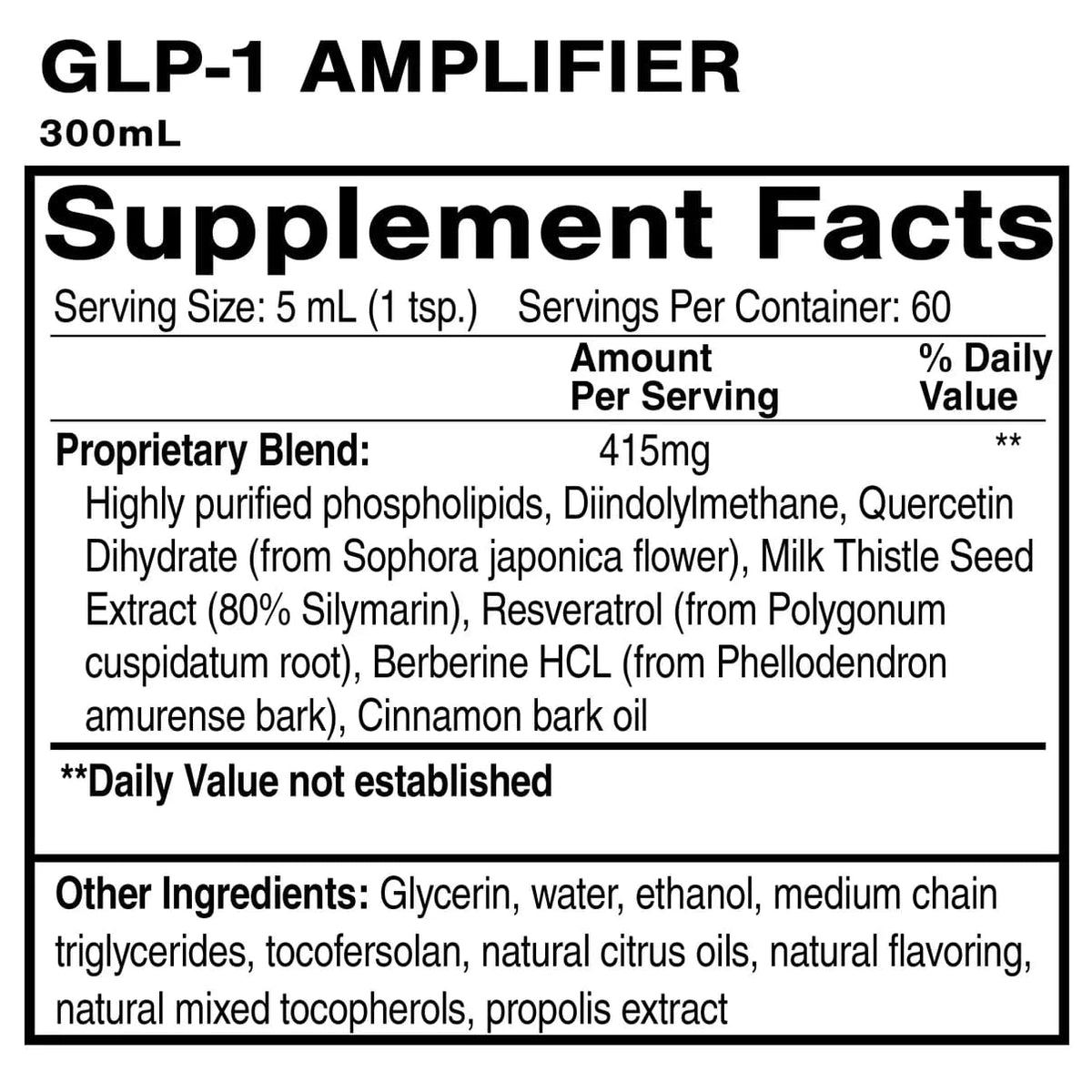 Liposomal GLP - 1 Amplifier 300 mL - Uno Vita AS