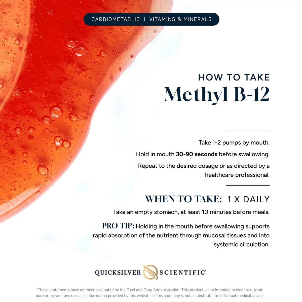 Liposomal Methyl B - 12, (30 ml) - Uno Vita AS
